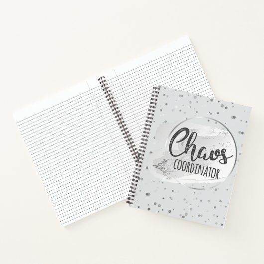 Planificateur Carnet de notes argent Coordinateur (Intérieur)