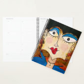 Planificateur "Chemisier Bleu" (Devant avec enveloppe)