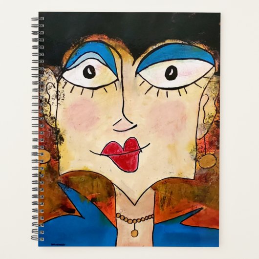 Planificateur "Chemisier Bleu" (Devant)