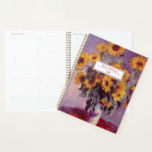 Planificateur Claude Monet Sunflowers 2024 (Devant avec enveloppe)