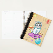 Planificateur Cosmic Cat Dreams (Devant avec enveloppe)