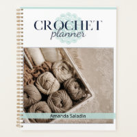 Planificateur Crochet Turquoise