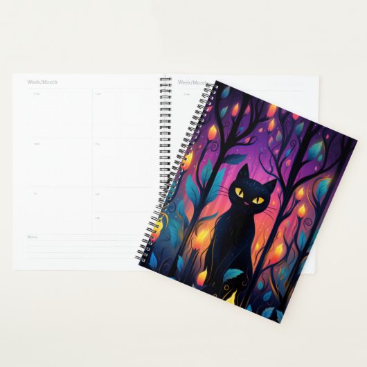 Planificateur Cute Chat (Devant avec enveloppe)