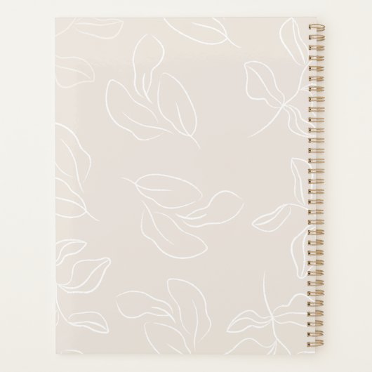 Planificateur d'affaires (Dos)