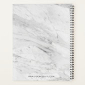 Planificateur d'affaires moderne en marbre (Dos)