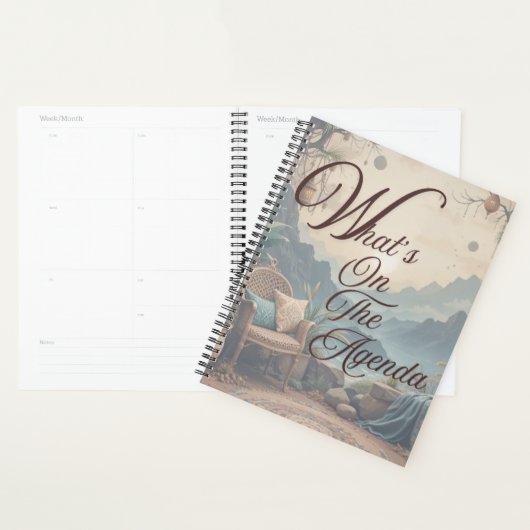 Planificateur d'agenda (Devant avec enveloppe)