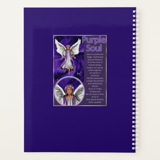 Planificateur d'âme violet (Dos)