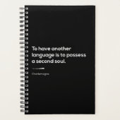 Planificateur d'apprentissage linguistique (Devant)