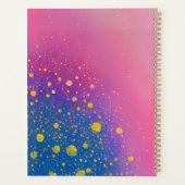 Planificateur d'aquarelle de nom personnalisé (Dos)