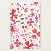 Planificateur d'aquarelle du jardin fleur sauvage (Devant)