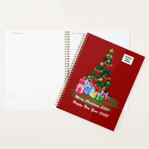 Planificateur d'arbre de Noël (rouge)