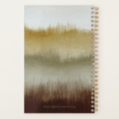 Planificateur d'art aquarelle | 5,5 x 8,5 | Marron (Dos)