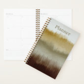 Planificateur d'art aquarelle | 5,5 x 8,5 | Marron (Devant avec enveloppe)
