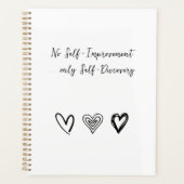 Planificateur d'auto-amour pour une année intentio (Devant)