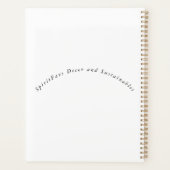 Planificateur de 12 mois "Ne m'embête pas Je grand (Dos)