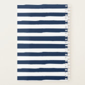 Planificateur de bandes bleues et blanches (Dos)