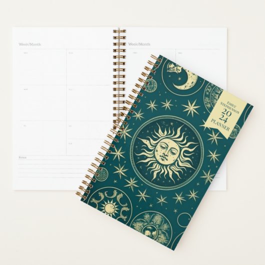 Planificateur de beauté céleste (Devant avec enveloppe)