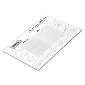 Planificateur de Bloc-notes 2014 (Incliné)