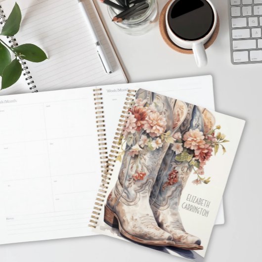 Planificateur de bottes pour fille personnalisée -