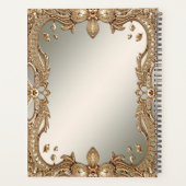 Planificateur de cadres ornés or (Dos)