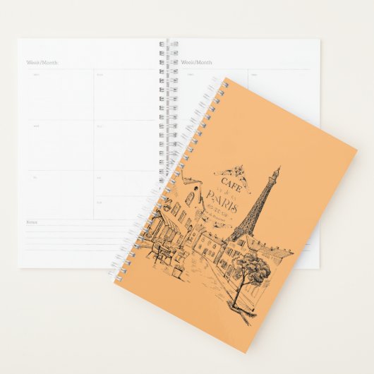 Planificateur de café Paris (Devant avec enveloppe)