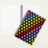 Planificateur de cahier à impression d'étoiles de  (Devant avec enveloppe)