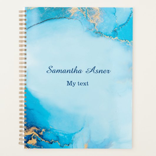 Planificateur de cahier de notes personnalisé (Devant)