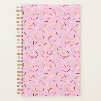 Planificateur de cahier de notes Rose Arc-en-ciel