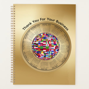 Planificateur de calendrier 2026 Merci pour votre 