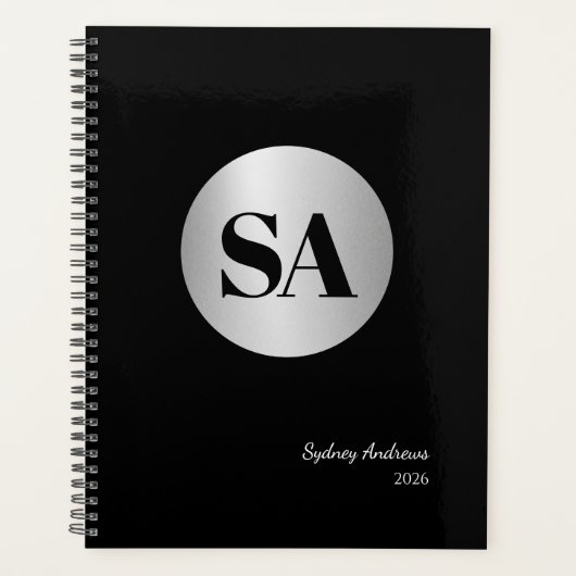 Planificateur de calendrier à logo monogramme arge (Devant)
