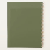 Planificateur de calendrier de lioness d'impressio (Dos)