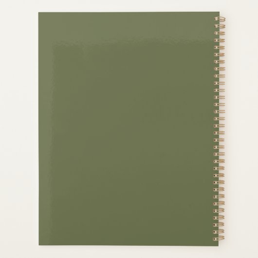 Planificateur de calendrier de lioness d'impressio (Dos)