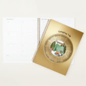 Planificateur de calendrier de voyage de camping 2 (Devant avec enveloppe)