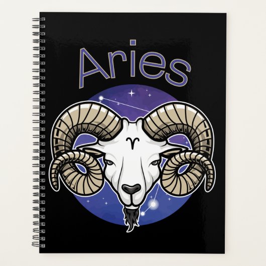Planificateur de calendrier des signes Zodiac Arie (Devant)