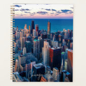 Planificateur de calendrier Skyline de Chicago Ill (Devant)