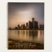 Planificateur de calendrier Skyline de Detroit Mic (Devant)