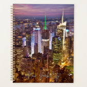 Planificateur de calendrier Skyline de New York (Devant)