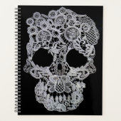Planificateur de carnet crâne Crochet (Devant)