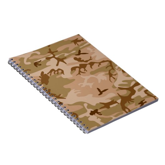 Planificateur de Carnet de Camouflage de sable du (Côté Droit)