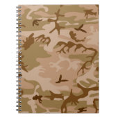 Planificateur de Carnet de Camouflage de sable du (Devant)