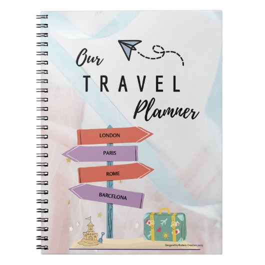 Planificateur de Carnets de voyage (Devant)