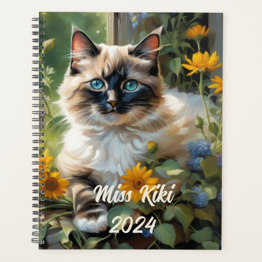Planificateur de chats Ragdoll personnalisable (Devant)