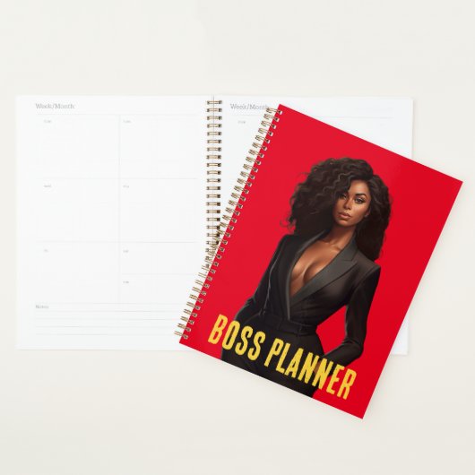 Planificateur de chef de fille (Devant avec enveloppe)