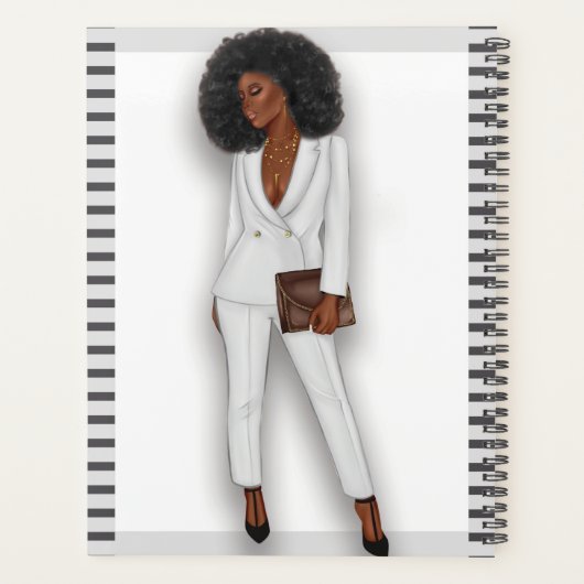 Planificateur de chef fille (Dos)