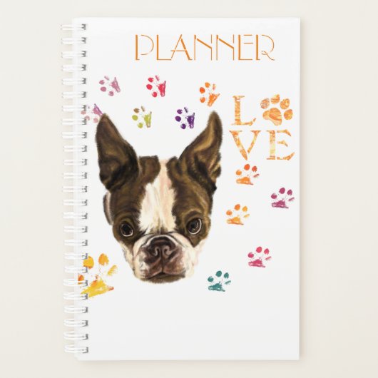 Planificateur de chiens mignons (Devant)