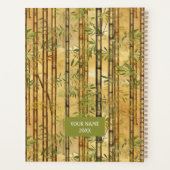 Planificateur de chiyogami de la forêt de Bamboo (Dos)