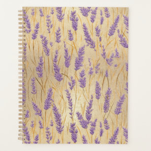 Planificateur de chiyogami de lavande violette