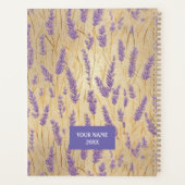 Planificateur de chiyogami de lavande violette (Dos)