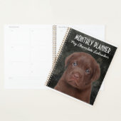 Planificateur de chocolat Labrador (Devant avec enveloppe)