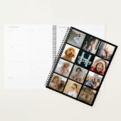 Planificateur de Collage de Photos à Monogramme Te (Devant avec enveloppe)